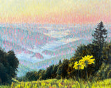 “Waking Up With The Mountain” Original Oil Painting