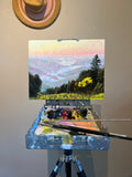 “Waking Up With The Mountain” Original Oil Painting