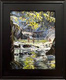 “Warren Falls Day” Original Oil Painting
