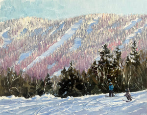 Maine Ski Trip: Skiing and Painting Indy Maine Ski Areas