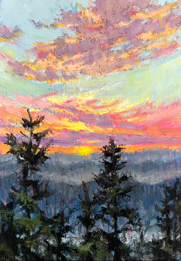 “Sorbet Surreal” Original Oil Painting