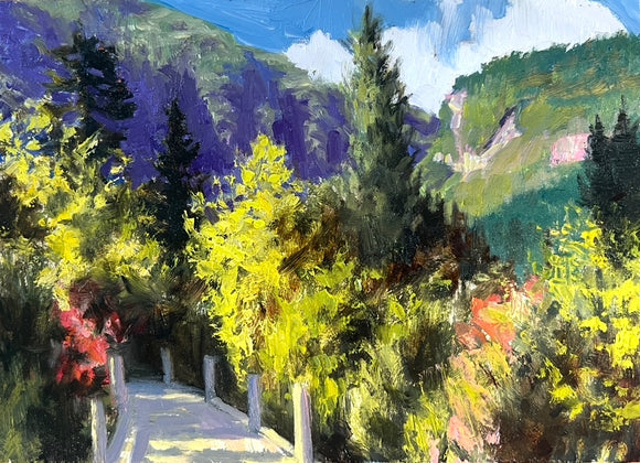 “Gold Smuggling” Original Oil Painting