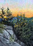 “Deer Leap Sunrise” Original Oil Painting