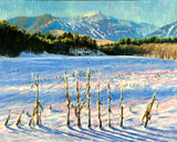 “Stowe Golden Hour” Original Oil Painting