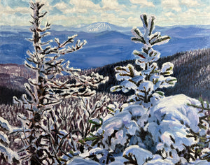 “Bluebird View” Original Oil Painting