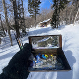 “Trailside Cabin” Original Oil Painting